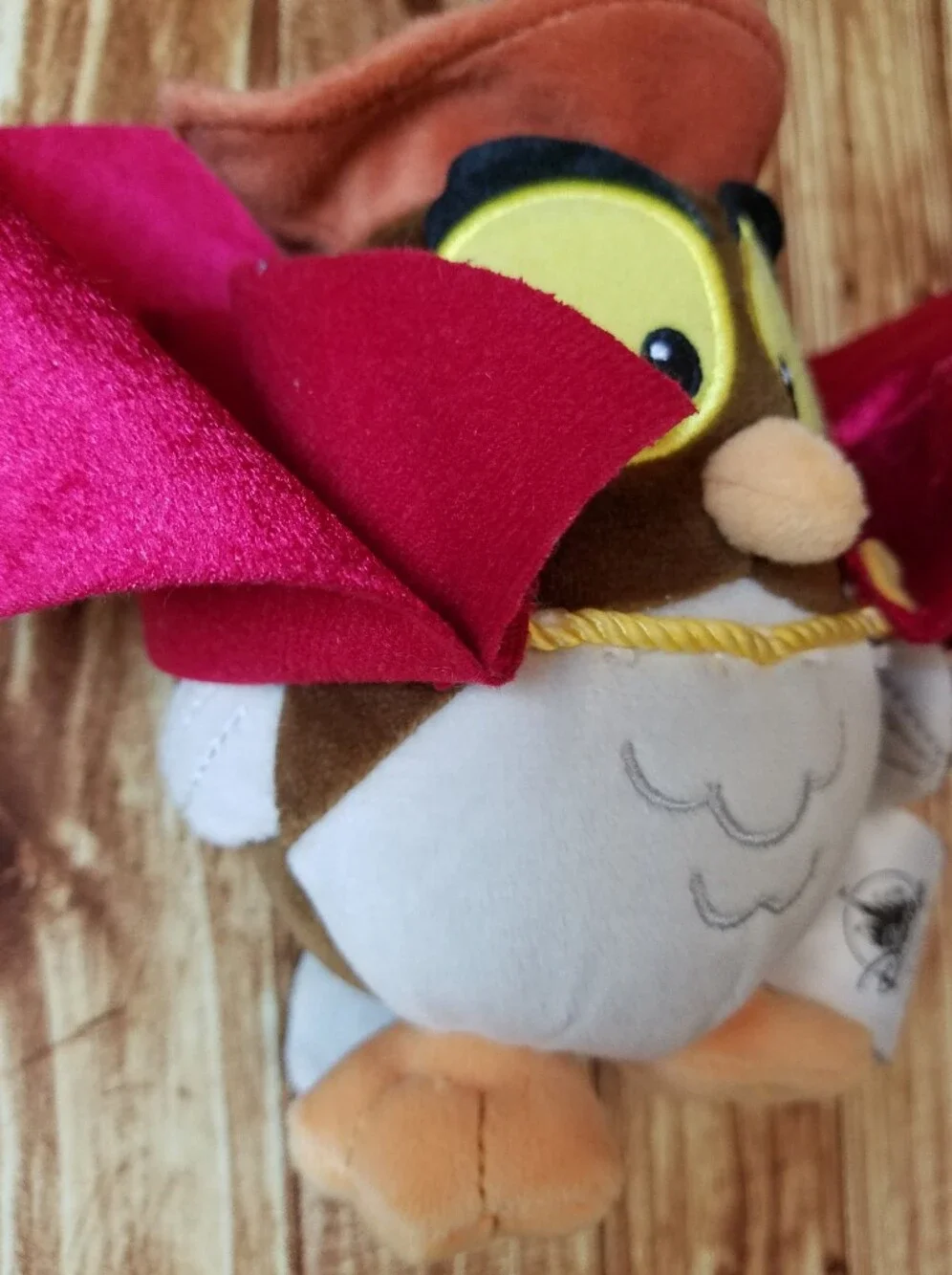 NWT Disney Animators Collection Sleeping Beauty Owl Plush 6” Stuff Animal Prince